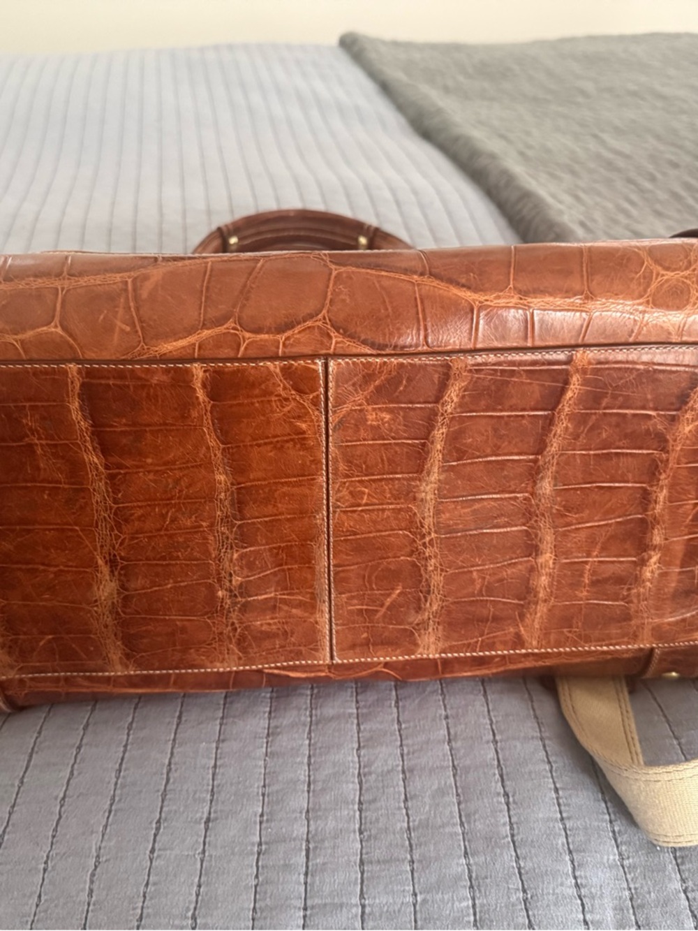 Rare Coach Alligator Vintage Hamptons Carryall 11090 orig. $13,000! - Picture 5 of 8